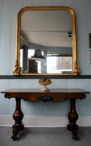 Victorian Gilt Over Mantel Mirror